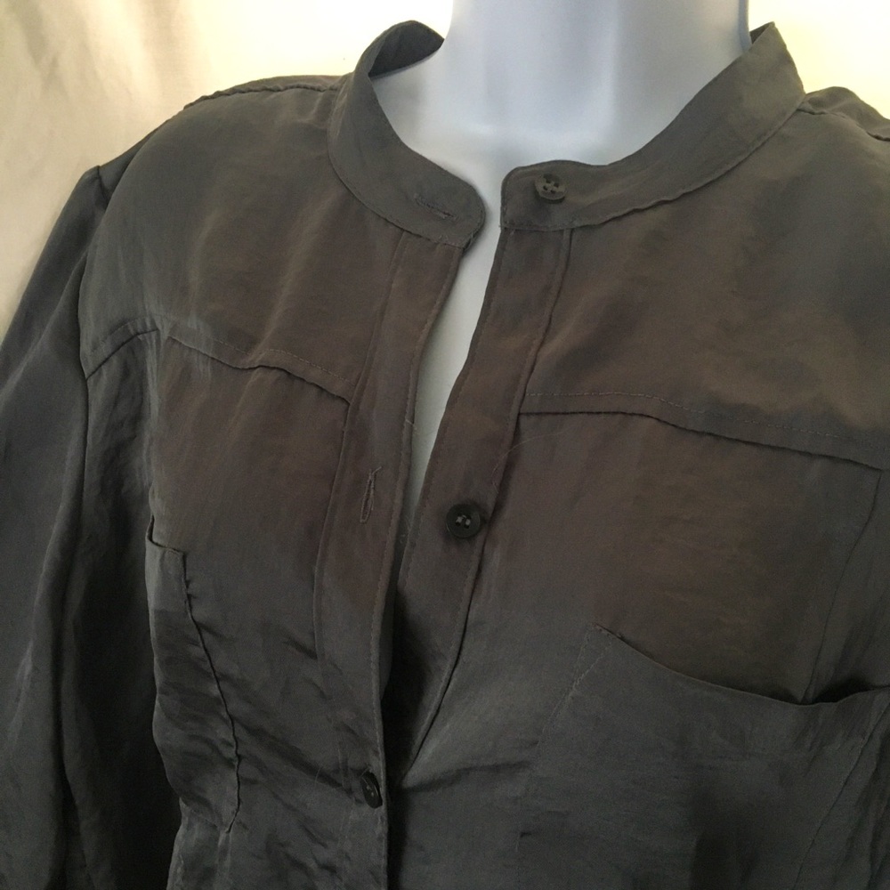 New York & Company Gray Top Size XL EUC